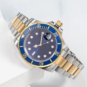 Stainless Steel Blue Dial Men’s Watch